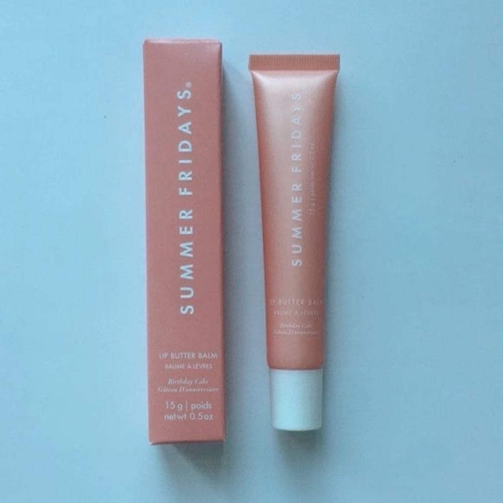 Summer Fridays Lip Butter Balm Birthday Cake